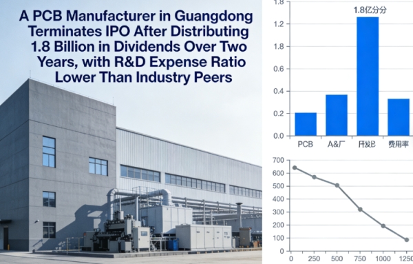 A PCB Manufacturer in Guangdong Terminates IPO After Distributing 1.8 Billion in Dividends Over Two Years, with R&D Expense Ratio Lower Than Industry Peers